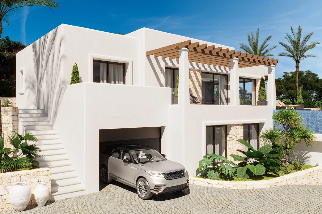 villa en Benissa en venta, superficie 256 m², aire acondicionado, parcela 1009 m², 4 dormitorios, 4 banos, piscina, ref.: UM-UV-IFACH-3