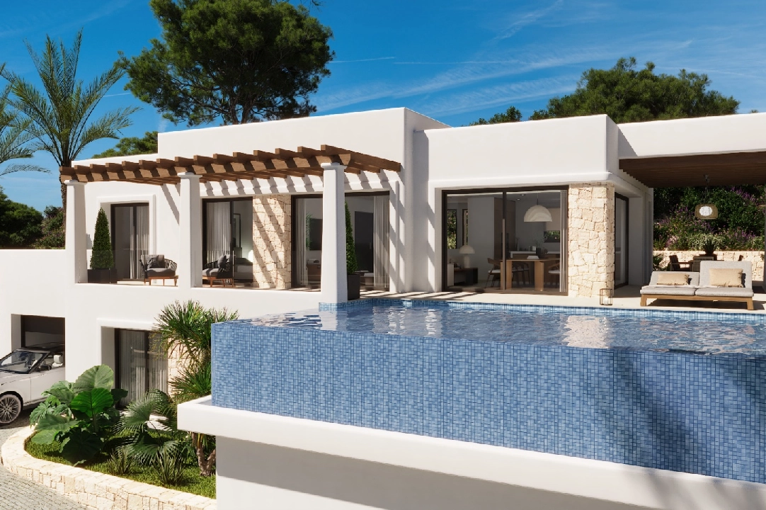 villa en Benissa en venta, superficie 256 m², aire acondicionado, parcela 1009 m², 4 dormitorios, 4 banos, piscina, ref.: UM-UV-IFACH-4