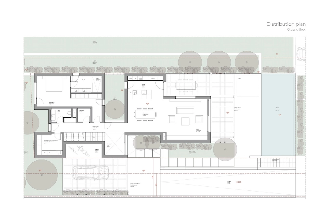 villa en Moraira(Benimeit) en venta, superficie 319 m², aire acondicionado, parcela 1000 m², 3 dormitorios, 3 banos, piscina, ref.: CA-H-1840-AMB-6