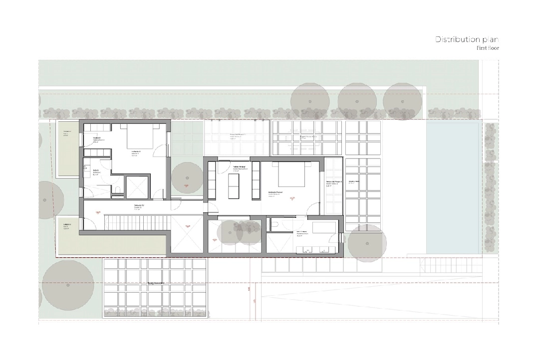 villa en Moraira(Benimeit) en venta, superficie 319 m², aire acondicionado, parcela 1000 m², 3 dormitorios, 3 banos, piscina, ref.: CA-H-1840-AMB-7