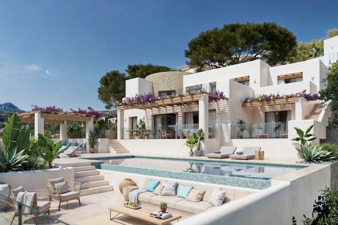 villa en Moraira(San Jaime) en venta, superficie 333 m², aire acondicionado, parcela 1330 m², 5 dormitorios, 5 banos, piscina, ref.: CA-H-1842-AMBI-9