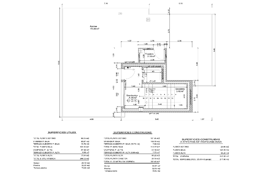 villa en Calpe(Ortembach) en venta, superficie 350 m², aire acondicionado, parcela 792 m², 4 dormitorios, 4 banos, piscina, ref.: CA-H-1849-AMBE-33