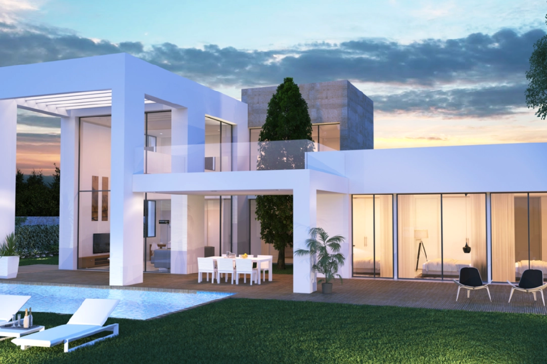 villa en Javea en venta, superficie 254 m², ano de construccion 2023, + KLIMA, aire acondicionado, parcela 1000 m², 3 dormitorios, 3 banos, piscina, ref.: BP-C3XY4150JAV-1