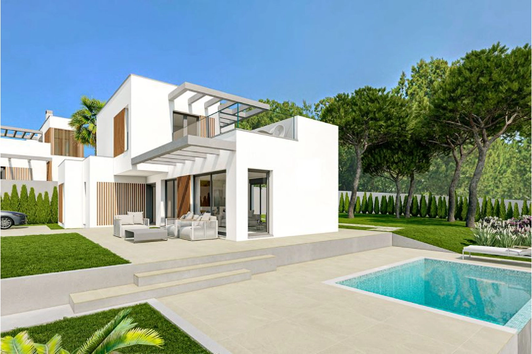 villa en Finestrat en venta, superficie 150 m², ano de construccion 2024, + KLIMA, aire acondicionado, parcela 409 m², 3 dormitorios, 3 banos, piscina, ref.: BP-8231FIN-3