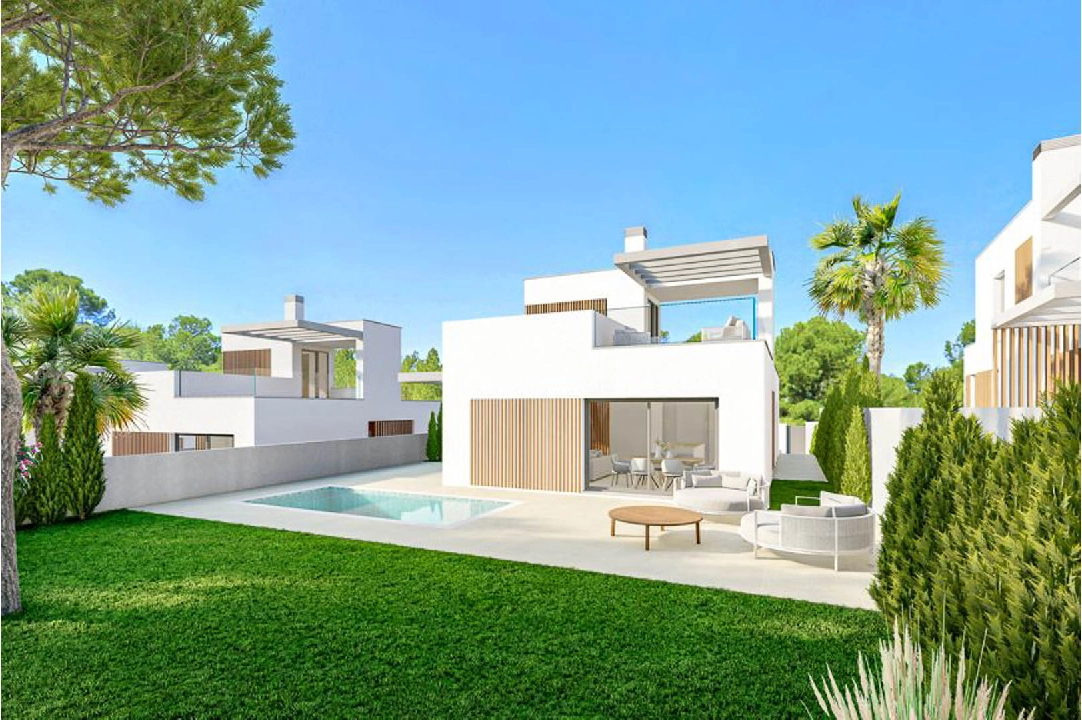 villa en Finestrat en venta, superficie 150 m², ano de construccion 2024, + KLIMA, aire acondicionado, parcela 409 m², 3 dormitorios, 3 banos, piscina, ref.: BP-8231FIN-5