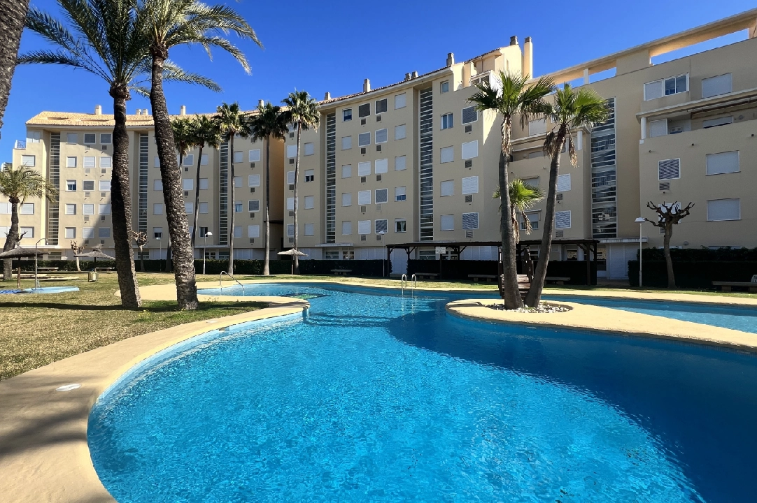 apartamento en Xabia(El Arenal) en alquiler de vacaciones, superficie 92 m², ano de construccion 2001, + KLIMA, aire acondicionado, parcela 101 m², 2 dormitorios, 2 banos, piscina, ref.: T-0524-1