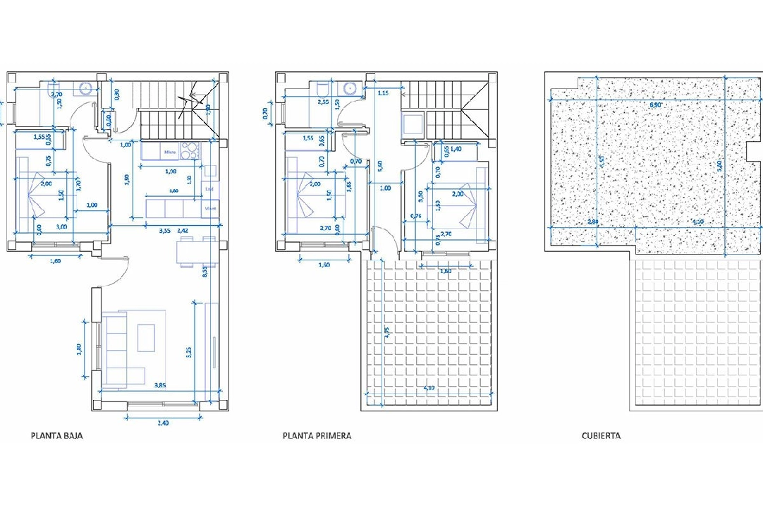 villa en Benijofar en venta, superficie 111 m², estado first owner, aire acondicionado, parcela 178 m², 3 dormitorios, 2 banos, piscina, ref.: HA-BNN-307-E01-6