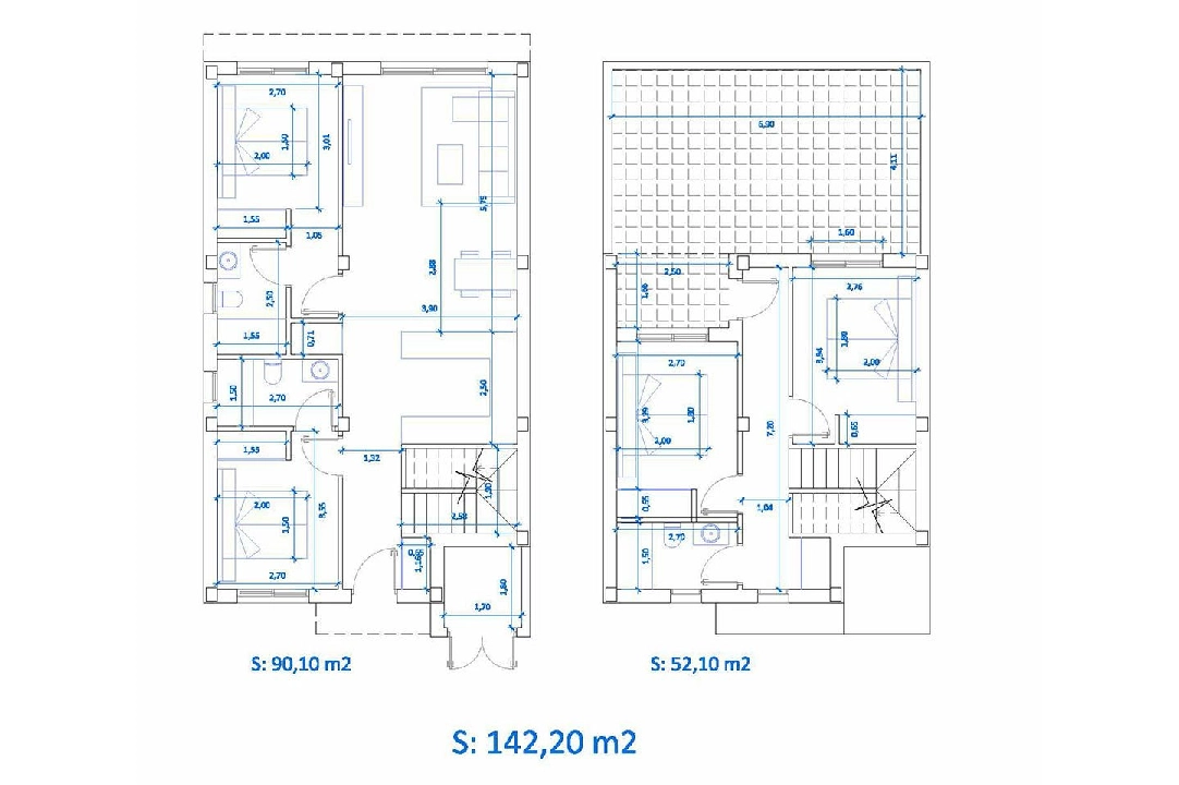 villa en Benijofar en venta, superficie 142 m², estado first owner, aire acondicionado, parcela 295 m², 4 dormitorios, 3 banos, piscina, ref.: HA-BNN-307-E02-6