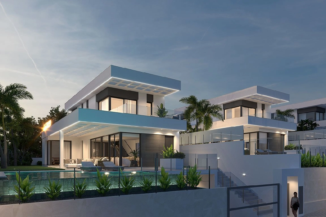 villa en Finestrat en venta, superficie 175 m², estado first owner, + fussboden, aire acondicionado, parcela 455 m², 3 dormitorios, 3 banos, piscina, ref.: HA-FIN-106-E01-20