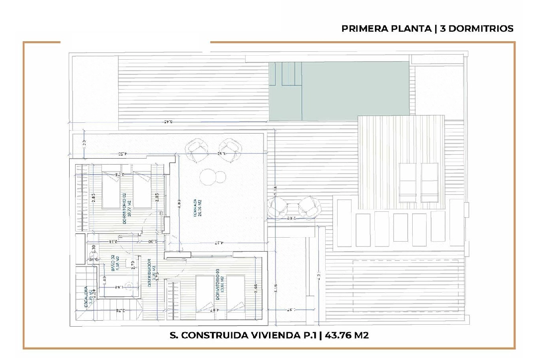 villa en Roldan en venta, superficie 113 m², estado first owner, parcela 198 m², 3 dormitorios, 2 banos, piscina, ref.: HA-RDN-120-E02-12