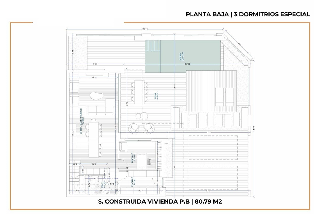 villa en Roldan en venta, superficie 113 m², estado first owner, parcela 198 m², 3 dormitorios, 2 banos, piscina, ref.: HA-RDN-120-E02-13