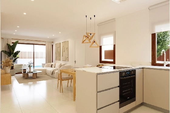 Doppelhaushälfte in Entrenaranjos zu verkaufen, Wohnfläche 73 m², Zustand Erstbezug, Grundstück 159 m², 2 Schlafzimmer, 2 Badezimmer, Pool, ref.: HA-ENN-201-D01-4