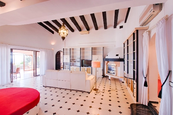 Villa in Moraira zu verkaufen, Wohnfläche 300 m², Baujahr 1984, Klimaanlage, Grundstück 1615 m², 3 Schlafzimmer, 2 Badezimmer, Pool, ref.: AM-12279DA-25