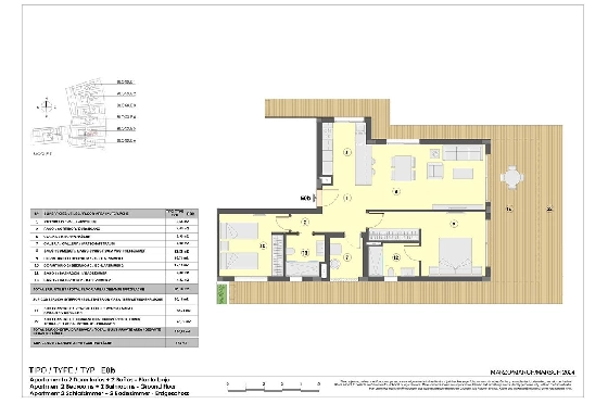Etagen Apartment in Colonia de Sant Jordi zu verkaufen, Wohnfläche 118 m², Zustand Erstbezug, + fussboden, Klimaanlage, 2 Schlafzimmer, 2 Badezimmer, Pool, ref.: HA-MLN-163-A01-8