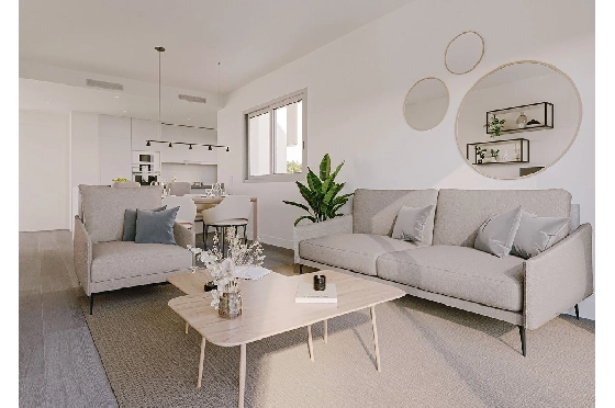 Penthouse Apartment in Colonia de Sant Jordi zu verkaufen, Wohnfläche 379 m², Zustand Erstbezug, + fussboden, Klimaanlage, 3 Schlafzimmer, 2 Badezimmer, Pool, ref.: HA-MLN-163-A03-5