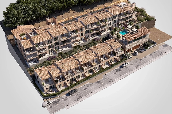 Reihenhaus in Capdepera zu verkaufen, Wohnfläche 128 m², Zustand Erstbezug, Klimaanlage, 2 Schlafzimmer, 2 Badezimmer, Pool, ref.: HA-MLN-435-R01-18