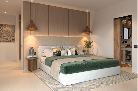 Villa in Javea zu verkaufen, Wohnfläche 200 m², Baujahr 2025, Klimaanlage, Grundstück 1000 m², 4 Schlafzimmer, 3 Badezimmer, Pool, ref.: AM-12500DR-6