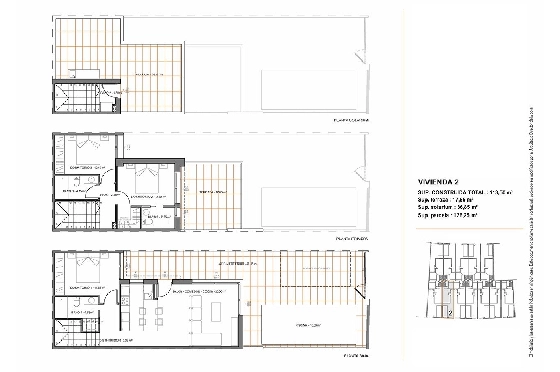 Reihenhaus in Santiago de la Ribera zu verkaufen, Wohnfläche 168 m², Zustand Erstbezug, Grundstück 126 m², 3 Schlafzimmer, 3 Badezimmer, Pool, ref.: HA-SRN-122-R01-16