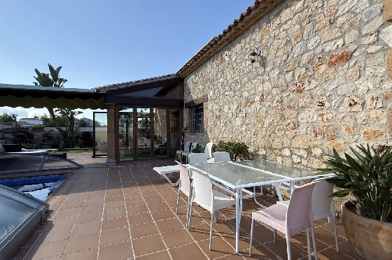 Finca in Els Poblets(Xironets) zu verkaufen, Wohnfläche 220 m², Baujahr 2008, + Zentralheizung, Klimaanlage, Grundstück 540 m², 3 Schlafzimmer, 2 Badezimmer, Pool, ref.: GC-0125-3