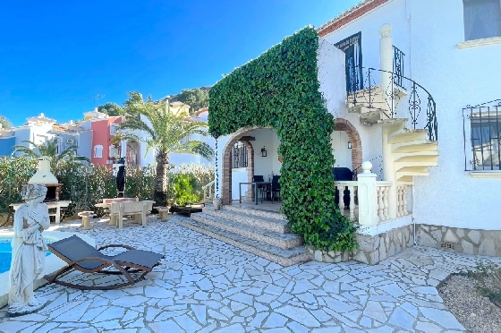 Villa in Pedreguer(Monte Solana) zu verkaufen, Wohnfläche 87 m², Baujahr 1999, Zustand gepflegt, + Ofen, Klimaanlage, Grundstück 426 m², 3 Schlafzimmer, 3 Badezimmer, Pool, ref.: AS-2425-4