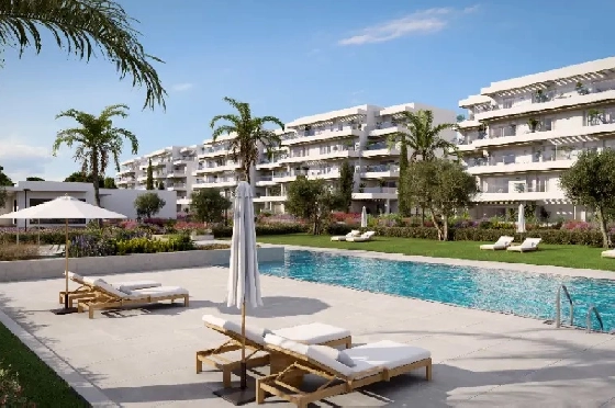 Apartment in El Vergel zu verkaufen, Wohnfläche 86 m², Baujahr 2027, Klimaanlage, Grundstück 73 m², 3 Schlafzimmer, 2 Badezimmer, Pool, ref.: AH-EV-VI-1-01-0-A-9