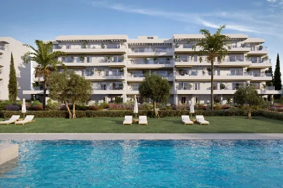 Apartment in El Vergel zu verkaufen, Wohnfläche 80 m², Baujahr 2027, Klimaanlage, Grundstück 24 m², 3 Schlafzimmer, 2 Badezimmer, Pool, ref.: AH-EV-VI-2-02-01-D-10
