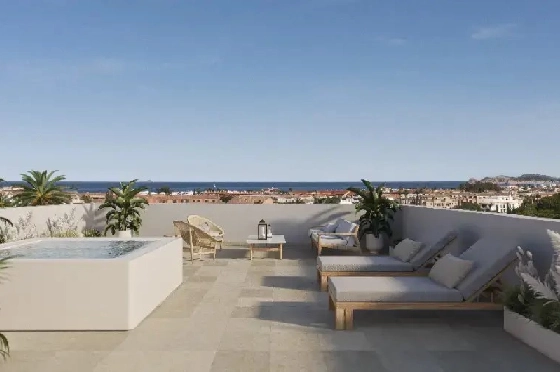 Apartment in Javea zu verkaufen, Wohnfläche 112 m², Baujahr 2025, Klimaanlage, Grundstück 11 m², 3 Schlafzimmer, 3 Badezimmer, Pool, ref.: AH-J-VI-1-1-3-D-14