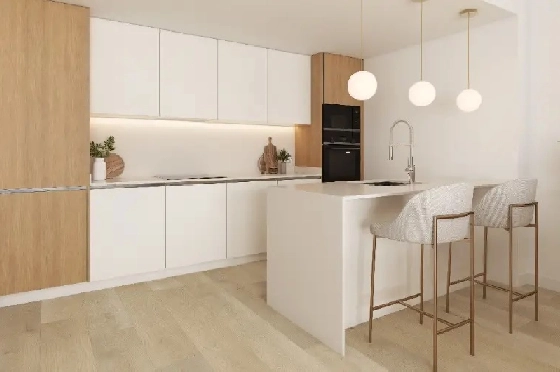 Apartment in El Vergel zu verkaufen, Wohnfläche 95 m², Baujahr 2027, Klimaanlage, Grundstück 43 m², 3 Schlafzimmer, 2 Badezimmer, Pool, ref.: AH-EV-VI-1-01-03-E-16
