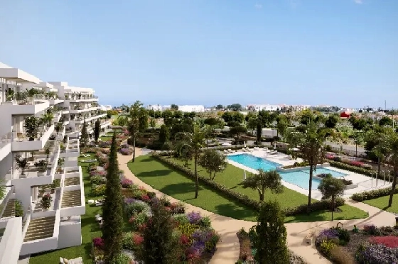 Apartment in El Vergel zu verkaufen, Wohnfläche 71 m², Baujahr 2027, Klimaanlage, Grundstück 21 m², 2 Schlafzimmer, 2 Badezimmer, Pool, ref.: AH-EV-VI-2-02-03-A-3