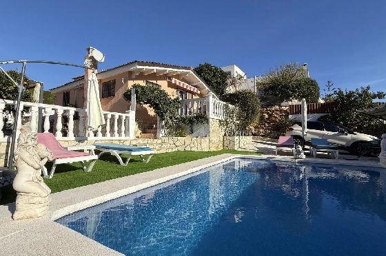 Villa in Pedreguer zu verkaufen, Wohnfläche 61 m², Baujahr 2014, Zustand gepflegt, + KLIMA, Klimaanlage, Grundstück 385 m², 2 Schlafzimmer, 1 Badezimmer, Pool, ref.: RG-0126-6