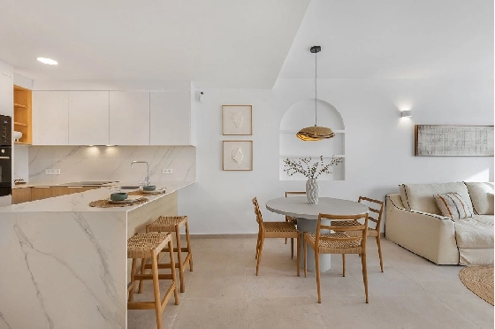 Penthouse Apartment in Los Alcazares zu verkaufen, Wohnfläche 137 m², Zustand Erstbezug, 2 Schlafzimmer, 2 Badezimmer, Pool, ref.: HA-LAN-436-A04-10