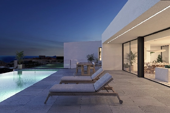 Villa in Benitachell(Cumbre del Sol) zu verkaufen, Wohnfläche 266 m², Grundstück 1000 m², 3 Schlafzimmer, 4 Badezimmer, Pool, ref.: VA-22487-7