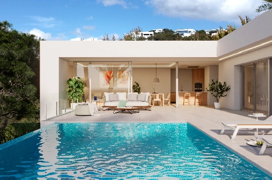 Villa in Benitachell(Cumbre del Sol) zu verkaufen, Wohnfläche 215 m², Grundstück 813 m², 4 Schlafzimmer, 5 Badezimmer, Pool, ref.: VA-22899-3