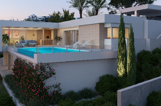 Villa in Benitachell(Cumbre del Sol) zu verkaufen, Wohnfläche 142 m², Grundstück 956 m², 3 Schlafzimmer, 3 Badezimmer, Pool, ref.: VA-22965-8