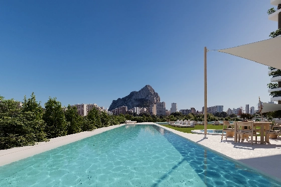 Apartment in Calpe(Calpe) zu verkaufen, Wohnfläche 106 m², 3 Schlafzimmer, 2 Badezimmer, Pool, ref.: VA-EBB14-15