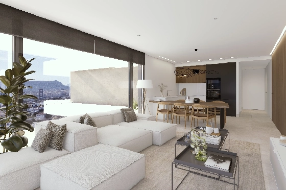 Apartment in Calpe(Calpe) zu verkaufen, Wohnfläche 106 m², 3 Schlafzimmer, 2 Badezimmer, Pool, ref.: VA-EBB14-9