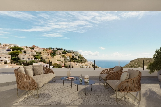 Apartment in Benitachell(Cumbre del Sol) zu verkaufen, Wohnfläche 105 m², 3 Schlafzimmer, 2 Badezimmer, Pool, ref.: VA-PG069-37