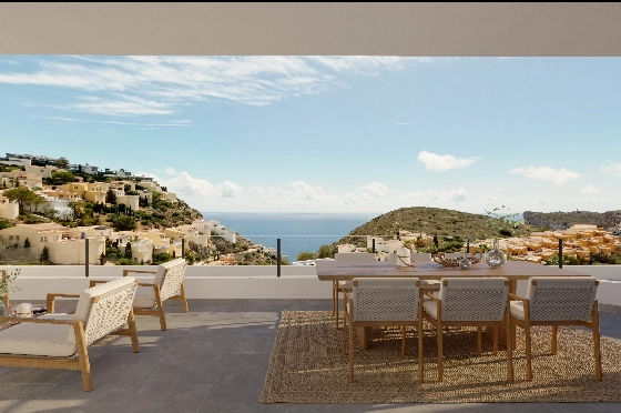 Apartment in Benitachell(Cumbre del Sol) zu verkaufen, Wohnfläche 105 m², 3 Schlafzimmer, 2 Badezimmer, Pool, ref.: VA-PG069-38
