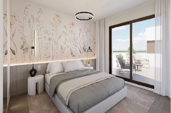 Villa in Los Alcazares zu verkaufen, Wohnfläche 129 m², Zustand Erstbezug, Grundstück 202 m², 3 Schlafzimmer, 2 Badezimmer, Pool, ref.: HA-LAN-451-E01-7