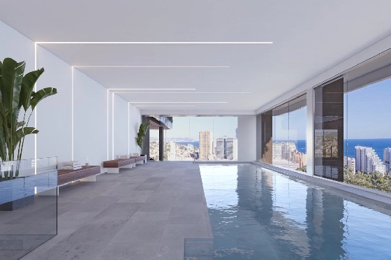 Etagen Apartment in Calpe zu verkaufen, Wohnfläche 116 m², Zustand Erstbezug, + fussboden, Klimaanlage, 2 Schlafzimmer, 2 Badezimmer, Pool, ref.: HA-CAN-160-A01-8