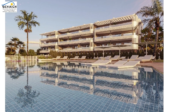 Etagen Apartment in Torrevieja zu verkaufen, Wohnfläche 102 m², Zustand Erstbezug, 2 Schlafzimmer, 2 Badezimmer, Pool, ref.: HA-TON-290-A01-2