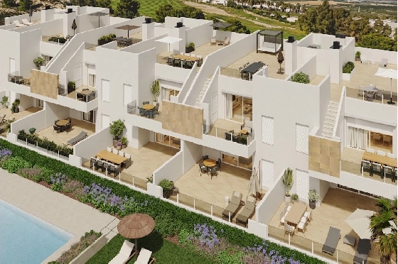 Penthouse Apartment in Algorfa zu verkaufen, Wohnfläche 156 m², Zustand Erstbezug, Klimaanlage, 2 Schlafzimmer, 2 Badezimmer, Pool, ref.: HA-ARN-116-A03-11