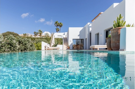 Villa in Moraira zu verkaufen, Wohnfläche 347 m², Baujahr 2025, Klimaanlage, Grundstück 852 m², 4 Schlafzimmer, 5 Badezimmer, Pool, ref.: AM-12704DA-45