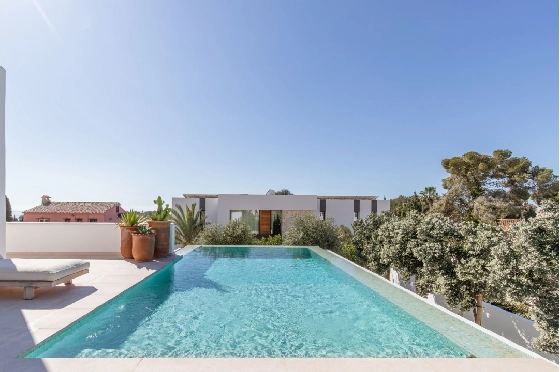 Villa in Moraira zu verkaufen, Wohnfläche 347 m², Baujahr 2025, Klimaanlage, Grundstück 852 m², 4 Schlafzimmer, 5 Badezimmer, Pool, ref.: AM-12704DA-47