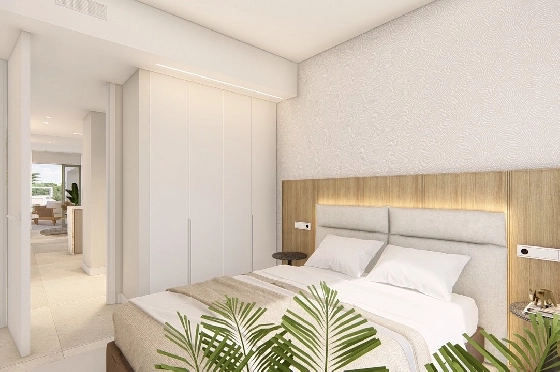 Etagen Apartment in Los Alcazares zu verkaufen, Wohnfläche 100 m², Zustand Erstbezug, Klimaanlage, 3 Schlafzimmer, 2 Badezimmer, Pool, ref.: HA-LAN-480-A03-21