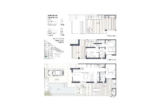 Eck-Reihenhaus in Los Alcazares zu verkaufen, Wohnfläche 146 m², Zustand Erstbezug, Klimaanlage, Grundstück 177 m², 3 Schlafzimmer, 2 Badezimmer, Pool, ref.: HA-LAN-480-Q01-29